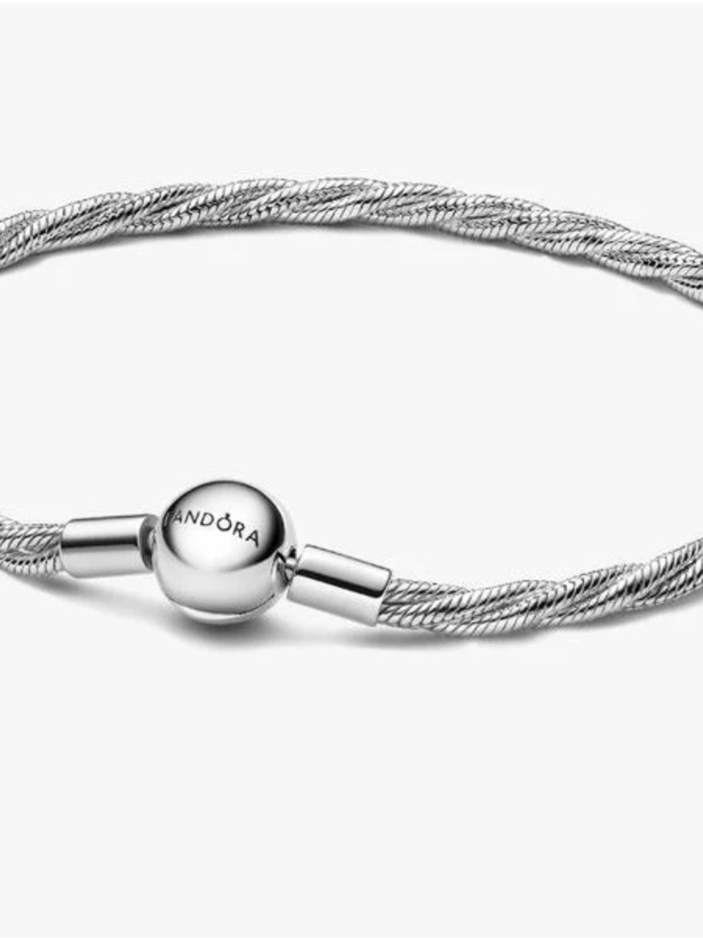 Pandora Twisted Snake Chain & Clasp Bracelet